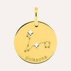 Pendentif Signe Astrologique Poisson en Or Jaune Pendentifs Robez Masson