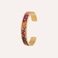 Petite Manchette LOUISE'S GARDEN Poinsettia en Acier Bracelets Louise's Garden