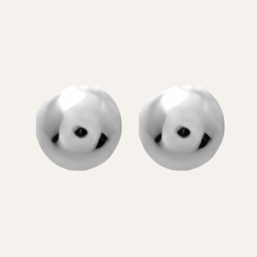 Puces d'oreilles femme en or blanc 9 carats Boucles d'oreilles Robez Masson