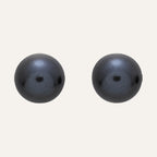 Puces d'oreilles femme perle de culture noire en Or Boucles d'oreilles Robez Masson