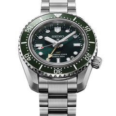 Seiko HBC001J1 Montre Homme Prospex Diver's Watch 1968 Heritage GMT Automatique - Cadran Vert, Lunette Céramique, Étanche 300M, Réserve de Marche 72 Heures Homme SEIKO
