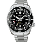 Seiko HBC002J1 Montre Homme Prospex Diver's Watch 1968 Heritage GMT Automatique - Cadran Noir, Lunette Céramique, Étanche 300M, Réserve de Marche 72 Heures Homme SEIKO