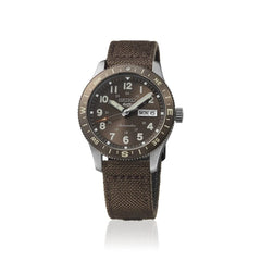 Seiko HDB009K1 Montre Homme Seiko 5 Sports Field Automatique - Cadran Marron, Bracelet Nylon et Cuir, Lunette Boussole, Étanche 100M, Style Outdoor et Fiabilité Quotidienne Homme SEIKO