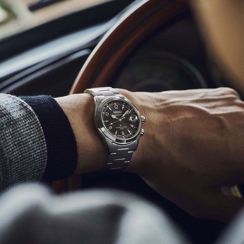 Seiko SPB505J1 Montre Homme Prospex Alpinist Automatique - Cadran Noir, Boussole Intérieure, Réserve de Marche 72 Heures, Verre Saphir, Étanche 200M Homme SEIKO
