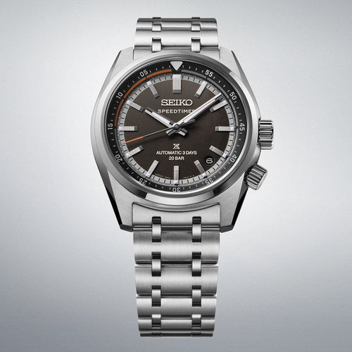 Seiko SPB515 Montre Homme Automatique Prospex Speedtimer Compact Countdown en Acier Inoxydable – Réserve de Marche 72 Heures, Verre Saphir, Montre Sport Élégante et Durable Homme SEIKO