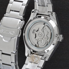 Seiko SRPG27K1 Montre Homme Automatique 5 Sports Cadran Noir Bracelet Acier Inoxydable Style Militaire Confort Durable et Précision Quotidienne Homme SEIKO