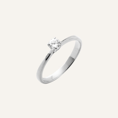 Solitaire Serti 4 Griffes Tradition Femme LEURELOR