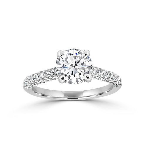 Tamera Micropave Style Engagement Ring Leurelor