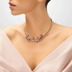 Torque UNA STORIA Argent Papillons Colliers Una Storia