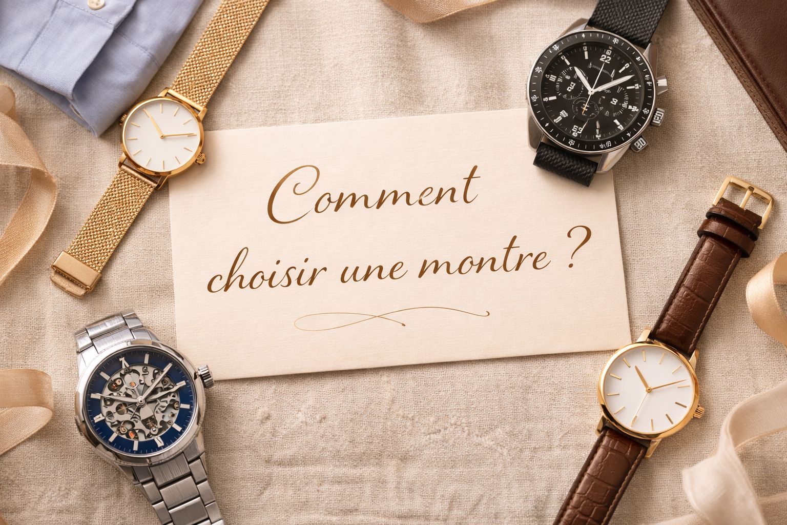 Comment choisir une montre ? Le guide pour ne pas se tromper