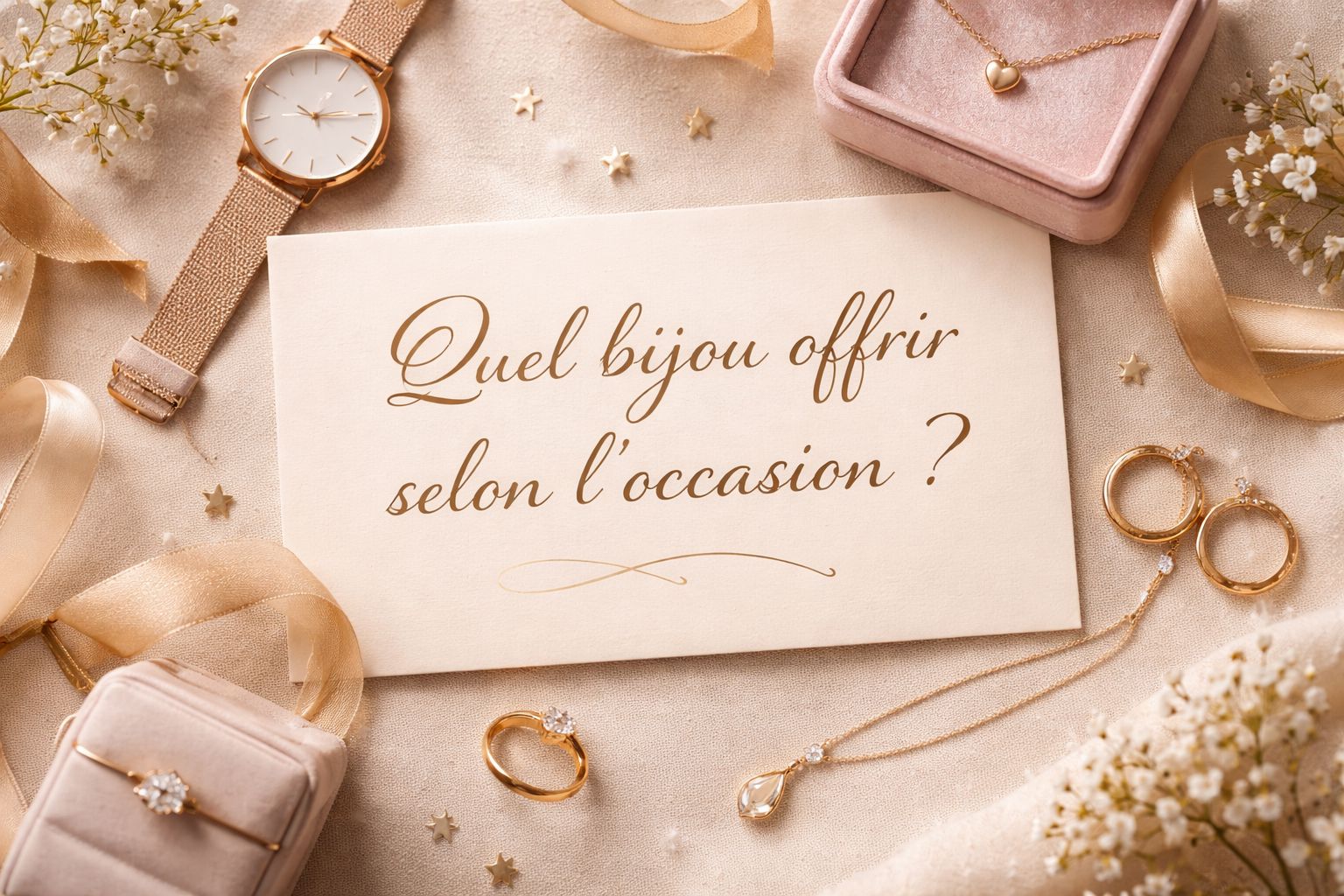 Quel bijou offrir selon l’occasion ?