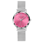 Pierre Lannier 009M651 Montre Femme Quartz Bracelet Milanais Argenté Cadran Rose – Élégance Moderne, Confort Quotidien & Style Raffiné