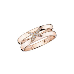 Bague MAUBOUSSIN "Etoilement Divine" en Or et Diamant Mauboussin Or Rose 49 