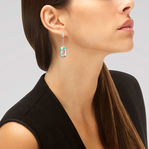 Boucles d'oreilles Femme UNA STORIA pendantes Capri en Argent Boucles d'oreilles Una Storia 