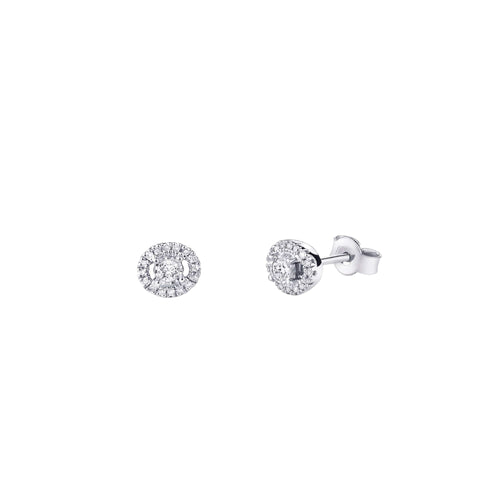 Boucles d'oreilles Mauboussin "Vie, Liberté & Amour" en Or blanc et diamants Boucles d'oreilles Mauboussin 