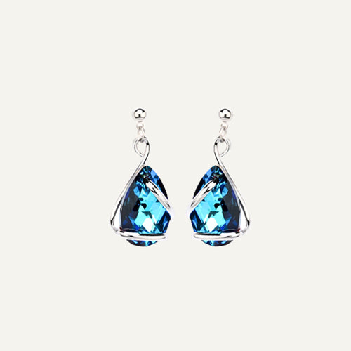 Boucles d'oreilles pendantes Marazzini Bermuda Blue W Drop Boucles d'oreilles Marazzini 