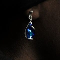 Boucles d'oreilles pendantes Marazzini Bermuda Blue W Drop Boucles d'oreilles Marazzini 