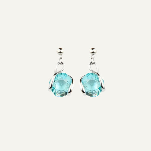 Boucles d'oreilles pendantes Marazzini Simple Min Turquoise Light Boucles d'oreilles Marazzini 