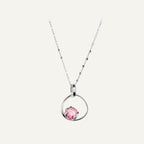 Collier Marazzini Mini Musa Rose et Argent Collier Marazzini 