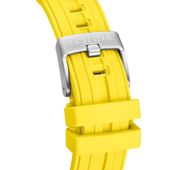 Festina F20755/5 Montre Homme Chronographe Quartz Bracelet Silicone Jaune Étanche 20 ATM Style Sport Performance Homme FESTINA 