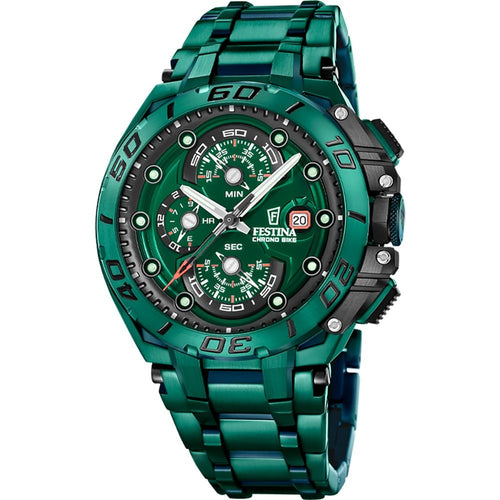Festina F20758/1 Montre Homme Chronographe Quartz Édition Spéciale Bracelet Acier Inoxydable Étanche Design Sport Premium