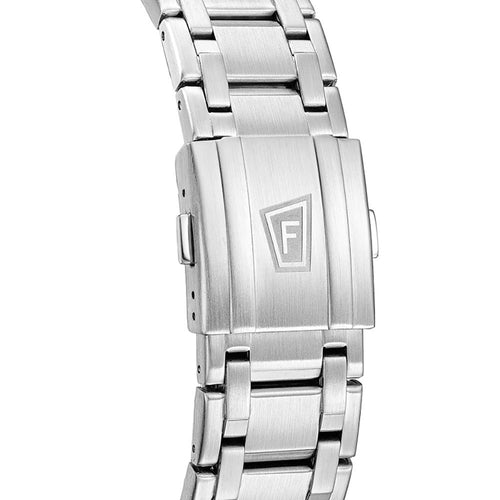 Festina F20754/5 Montre Homme Chronographe Quartz Bracelet Acier Inoxydable Argent Cadran Vert Étanche 20 ATM Style Sport Performance