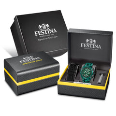 Festina F20758/1 Montre Homme Chronographe Quartz Édition Spéciale Bracelet Acier Inoxydable Étanche Design Sport Premium