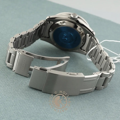 Seiko HBC005J1 Montre Homme Prospex 145e Anniversaire Automatique de Plongée - Acier Inoxydable Argent et Bleu, Réserve de Marche 72 Heures, Verre Saphir, Étanche 300M