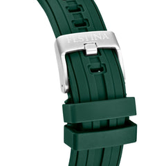Festina F20755/3 Montre Homme Chronographe Quartz Bracelet Silicone Vert Étanche 20 ATM Style Sport Performance