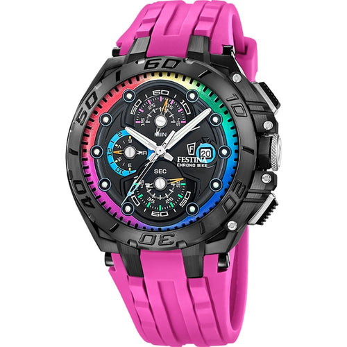 Festina F20761/1 Montre Homme Chronographe Quartz Édition Limitée Bracelet Acier Inoxydable Coffret Exclusif Haute Performance