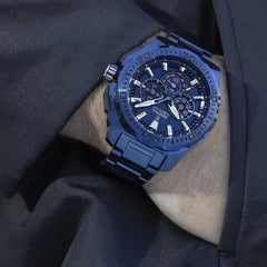 Festina F20729/1 Montre Homme Chronographe Quartz Édition Spéciale Bracelet Acier Bleu Étanche 20 ATM Précision Élégance Sportive