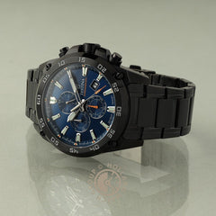 Festina F20735/1 Montre Homme Chronographe Quartz Bracelet Acier Inoxydable Noir Cadran Bleu Étanche 20 ATM Élégance Sportive Précision Durable