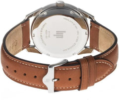 Montre analogique pour homme Lip Himalaya 40, bracelet en acier et cuir marron 671705, bleu Homme LIP 