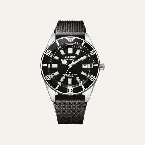 Montre Citizen Homme Fujitsubo Mechanical Diver NB6021-17E en silicone Montres Citizen 