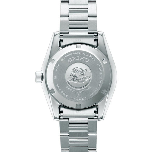 Montre de plongée Seiko Prospex 62MAS PADI Édition Spéciale SPB501J1, cadran vert, boîtier en acier inoxydable, mouvement automatique, design professionnel. Homme SEIKO 