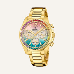 Montre Femme FESTINA Boyfriend F20609/5 en Acier Doré FESTINA 