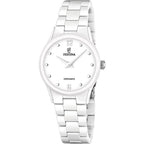 Montre femme Festina Ceramic F20751/1 à cadran blanc en céramique blanche – Design minimaliste et élégant Femme FESTINA 
