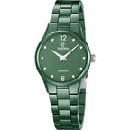Montre femme Festina Ceramic F20751/6, cadran vert foncé, en céramique vert foncé – Design élégant et minimaliste Femme FESTINA 