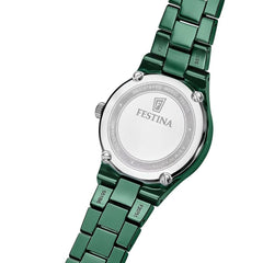 Montre femme Festina Ceramic F20751/6, cadran vert foncé, en céramique vert foncé – Design élégant et minimaliste Femme FESTINA 