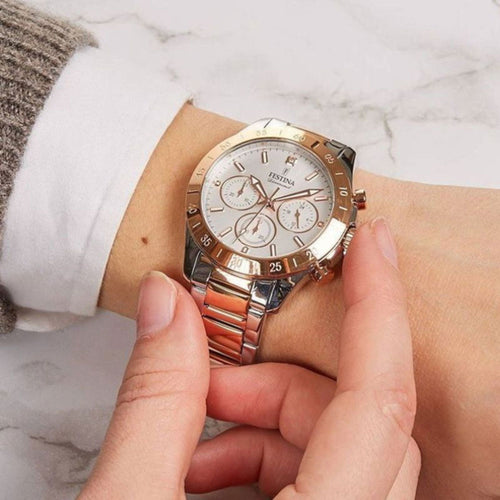 Montre Femme FESTINA F20398/1 Acier gris en Acier inoxydable FESTINA 