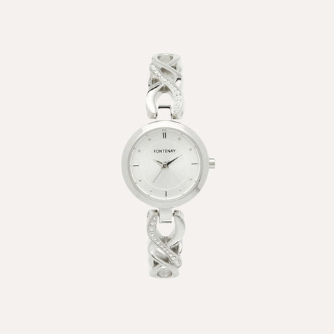 Montre Femme Fontenay Josephine FPA00501 en Acier argentée Montres FONTENAY 