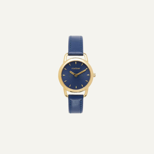 Montre Femme Fontenay Rosanna FPA00703 en Cuir bleu Montres FONTENAY 