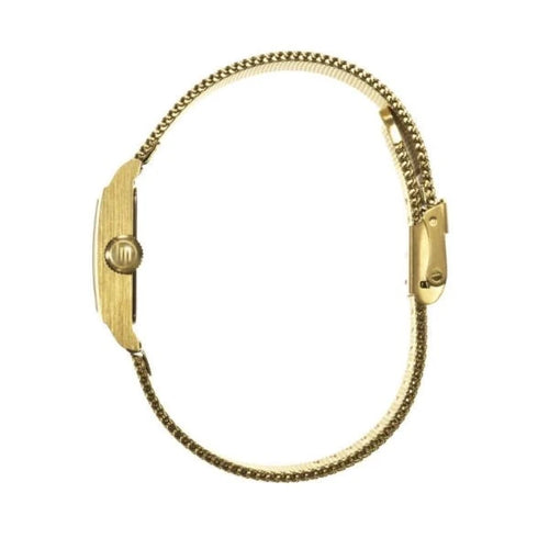 Montre femme Lip C18 Milanais 671947, cadran doré, bracelet en maille dorée – Design rectangulaire élégant Femme LIP 