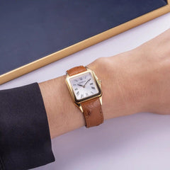 Montre Femme Michel Herbelin 17457P01GD Luna en Cuir Camel Femme Michel Herbelin 