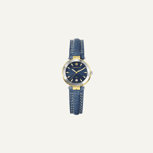Montre Femme Michel Herbelin Newport HÉRITAGE originals 14255T35 en Cuir BICOLORE & BLEU Femme Michel Herbelin 
