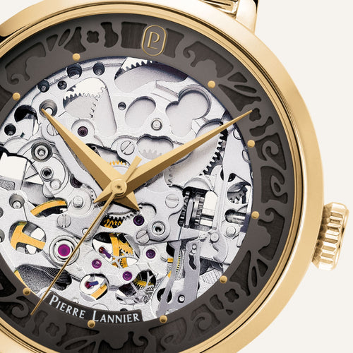 Montre Femme PIERRE LANNIER Automatic 142G532 en Acier Doré Montre Femmes PIERRE LANNIER 