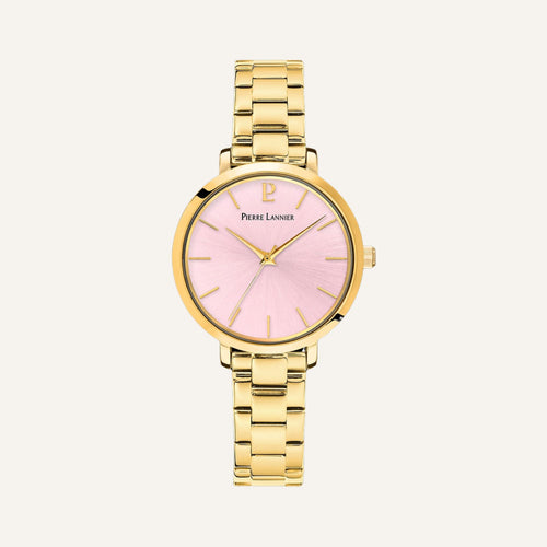 Montre Femme PIERRE LANNIER Chouquette 079M552 en Acier Doré Montre Femmes PIERRE LANNIER 