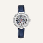 Montre Femme PIERRE LANNIER Cœur Battant 100J626 en Cuir Bleu Montre Femmes PIERRE LANNIER 