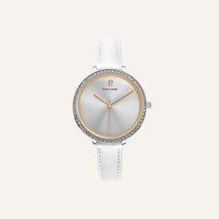 Montre Femme PIERRE LANNIER en Cuir Blanc PIERRE LANNIER 