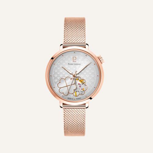 Montre Femme PIERRE LANNIER Espérance 147K928 Milanais Rose Femme PIERRE LANNIER 